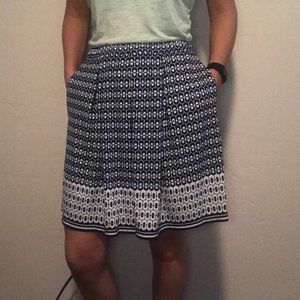 Geometric Print Skirt